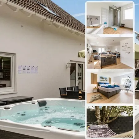 Kleeoase - Luxus Apartment- Jacuzzi - Dachterrasse - Kochinsel - Kostenlose Parkplaetze - In 10 Min * Greifenstein